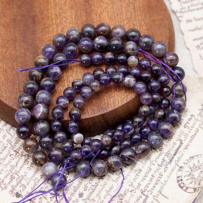 DIY珠子-幽灵紫晶 Catholic religious art