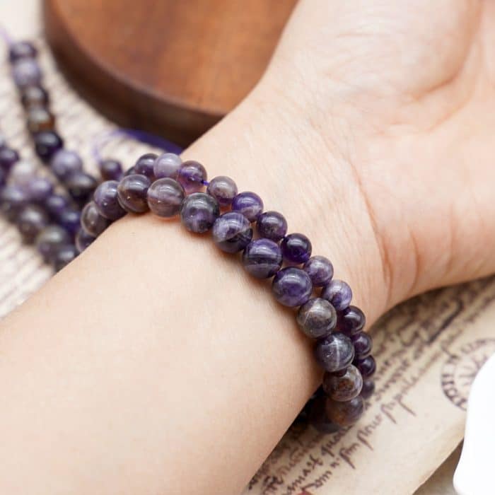 DIY珠子-幽灵紫晶 Catholic religious art