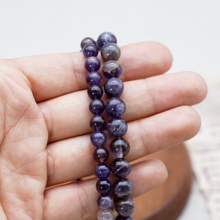 DIY珠子-幽灵紫晶 Catholic religious art