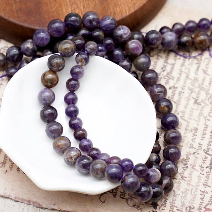 DIY珠子-幽灵紫晶 Catholic religious art