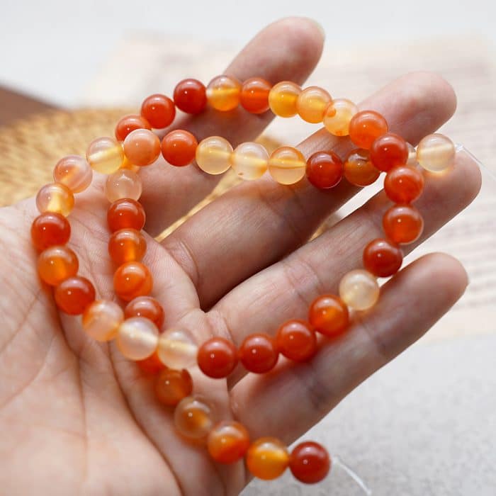 DIY珠子-原色玛瑙8mm（1条约45颗） Catholic religious art