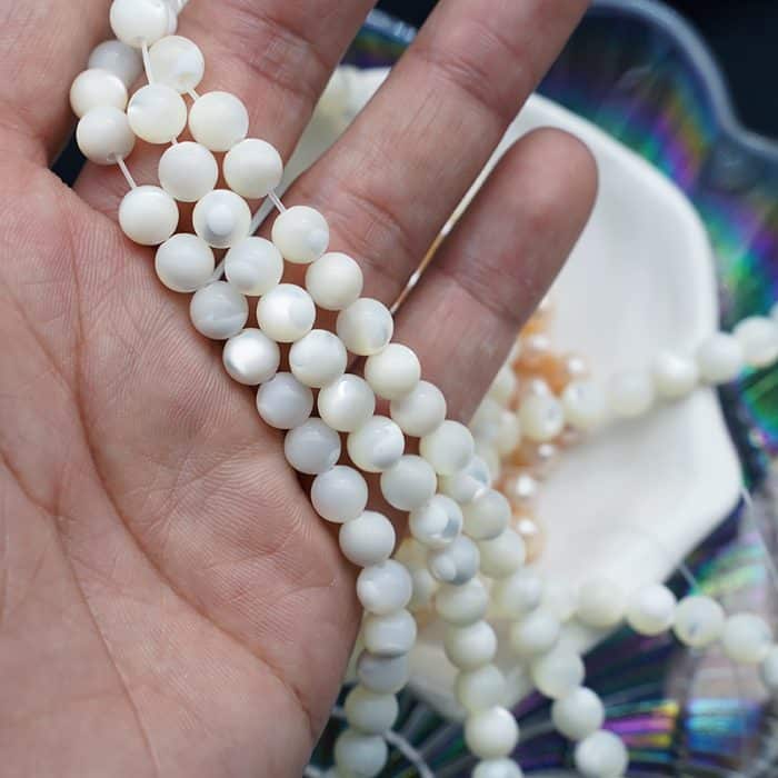 DIY珠子-圆贝珠-6mm（1条约65颗） Catholic religious art