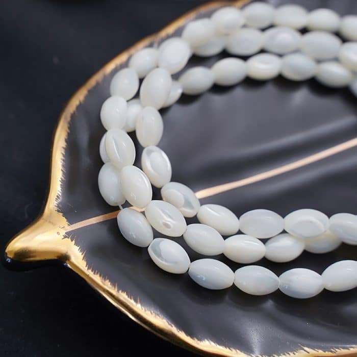 DIY珠子-椭圆贝珠-6x9mm（1条约40颗） Catholic religious art