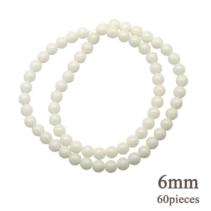 DIY珠子-夜光珠-白色6mm（1条约60颗） Catholic religious art