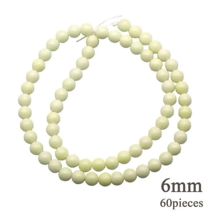 DIY珠子-夜光珠--浅绿色6mm（1条约60颗） Catholic religious art
