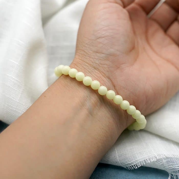 DIY珠子-夜光珠--浅绿色6mm（1条约60颗） Catholic religious art