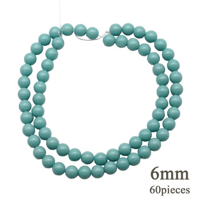 DIY珠子-夜光珠-秋香绿6mm（1条约60颗） Catholic religious art