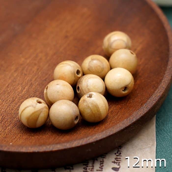 DIY珠子-圆形-橄榄木-12mm-10颗/包 Catholic religious art