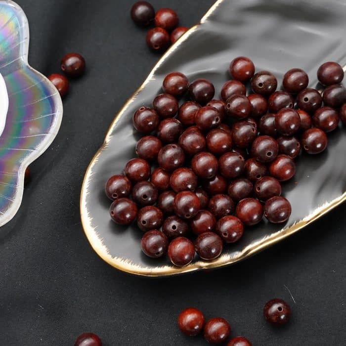 DIY珠子-非洲紫檀-100颗/包 Catholic religious art