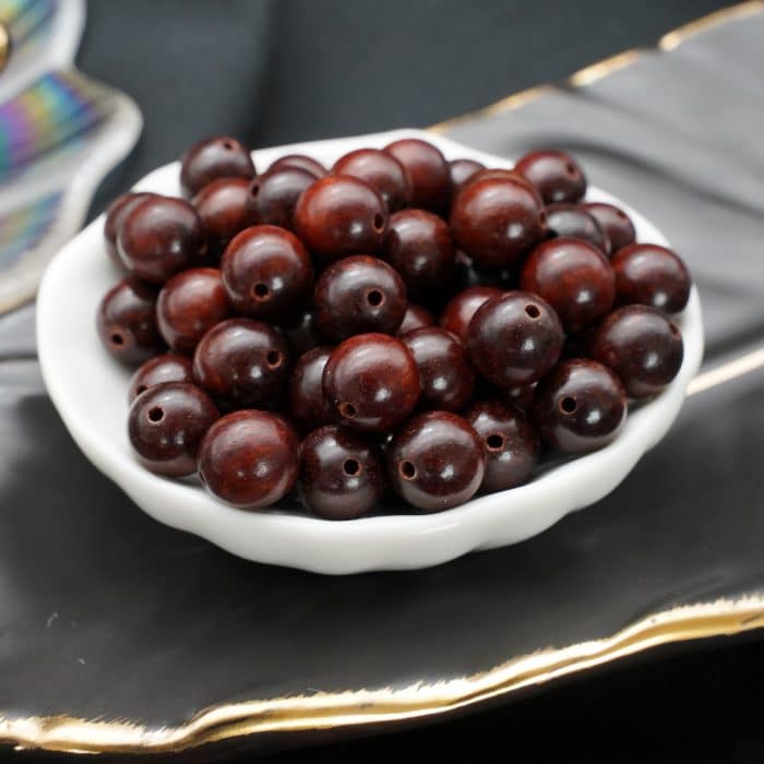 DIY珠子-非洲紫檀-100颗/包 Catholic religious art