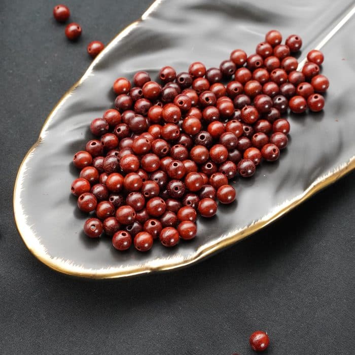 DIY珠子-非洲紫檀-100颗/包 Catholic religious art