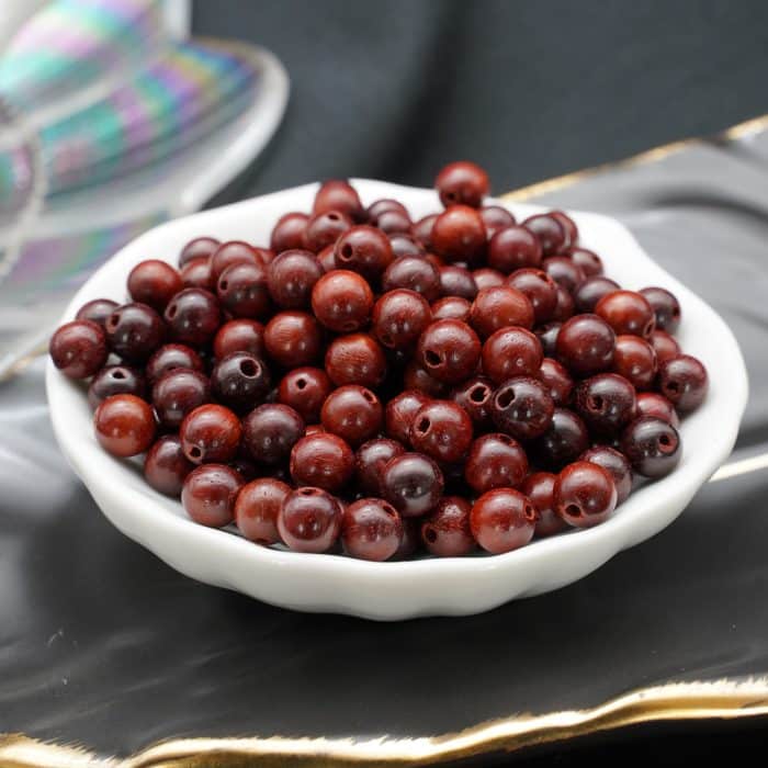 DIY珠子-非洲紫檀-100颗/包 Catholic religious art