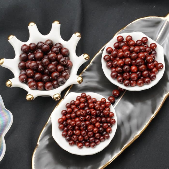 DIY珠子-非洲紫檀-100颗/包 Catholic religious art