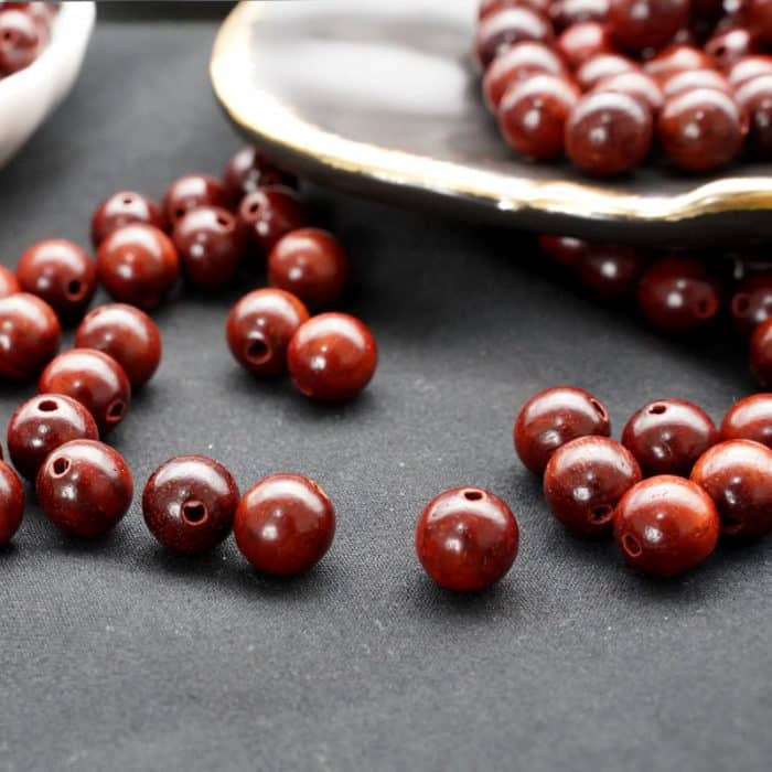 DIY珠子-非洲紫檀-100颗/包 Catholic religious art