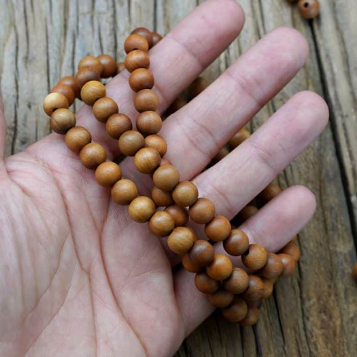 DIY珠子-枣木散珠-8mm-100颗/包 Catholic religious art