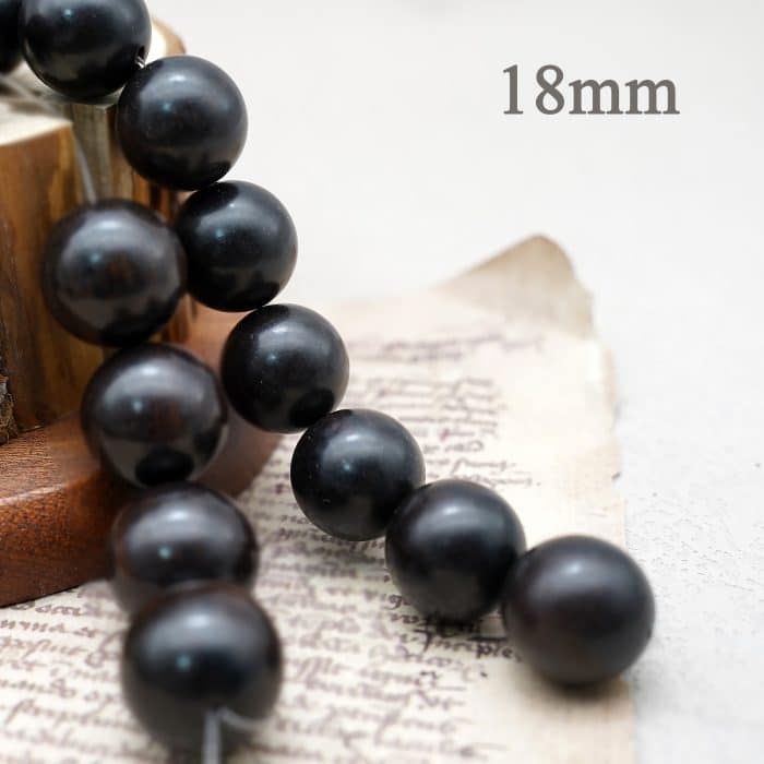 DIY珠子-黑檀18mm Catholic religious art