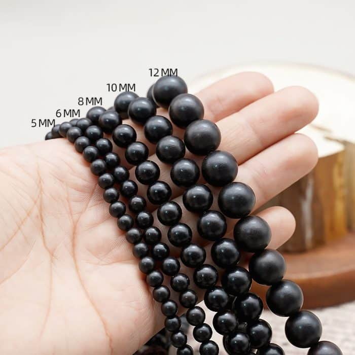 DIY珠子-黑檀-100颗/包 Catholic religious art