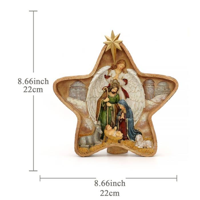 圣诞马槽星星摆件 Catholic religious art