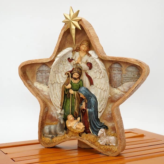 圣诞马槽星星摆件 Catholic religious art