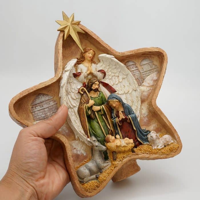 圣诞马槽星星摆件 Catholic religious art