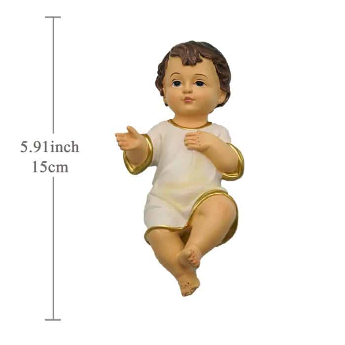 穿衣服圣婴15厘米 Catholic religious art