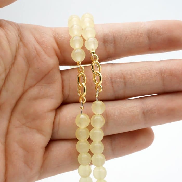 玉髓珠玫瑰念珠 - 珐琅十字架与意大利配件，附礼盒 Catholic religious art