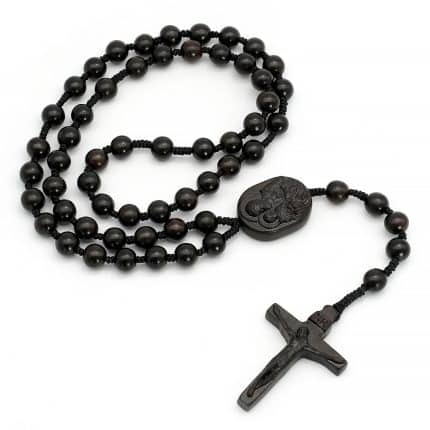 玫瑰念珠-若瑟年-黑檀木-原创款-8/10mm