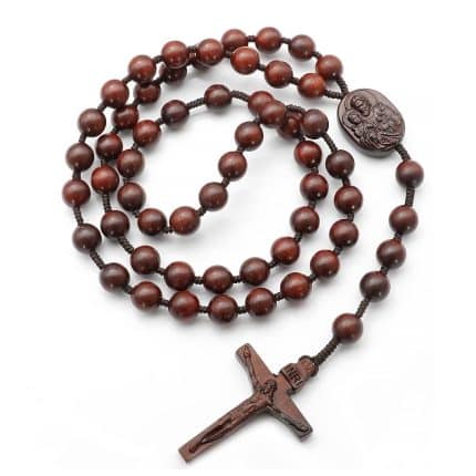 玫瑰念珠-若瑟年-小叶紫檀木-原创款-8/10mm