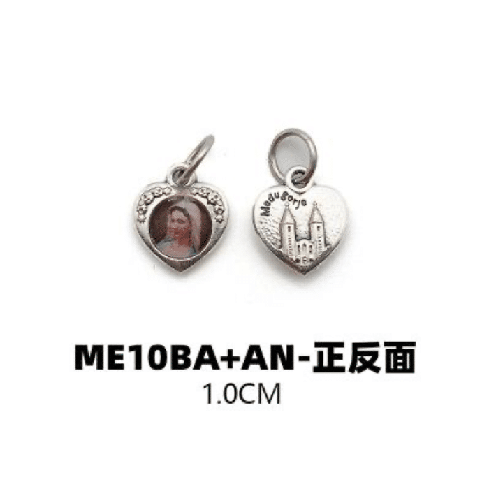 DIY小吊牌默主哥耶+树脂圣像-锌合金-1cm Catholic religious art