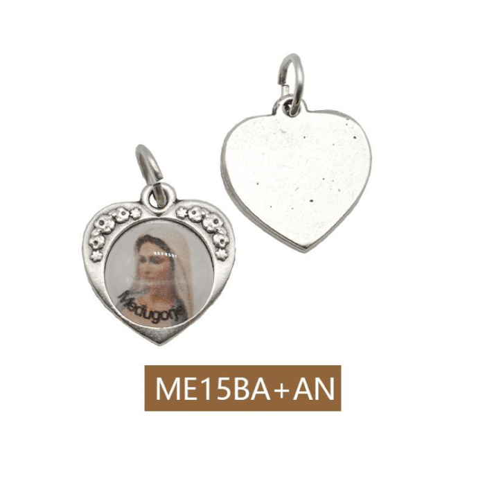 DIY小吊牌-默主哥耶梅久戈耶-锌合金-1.5cm Catholic religious art