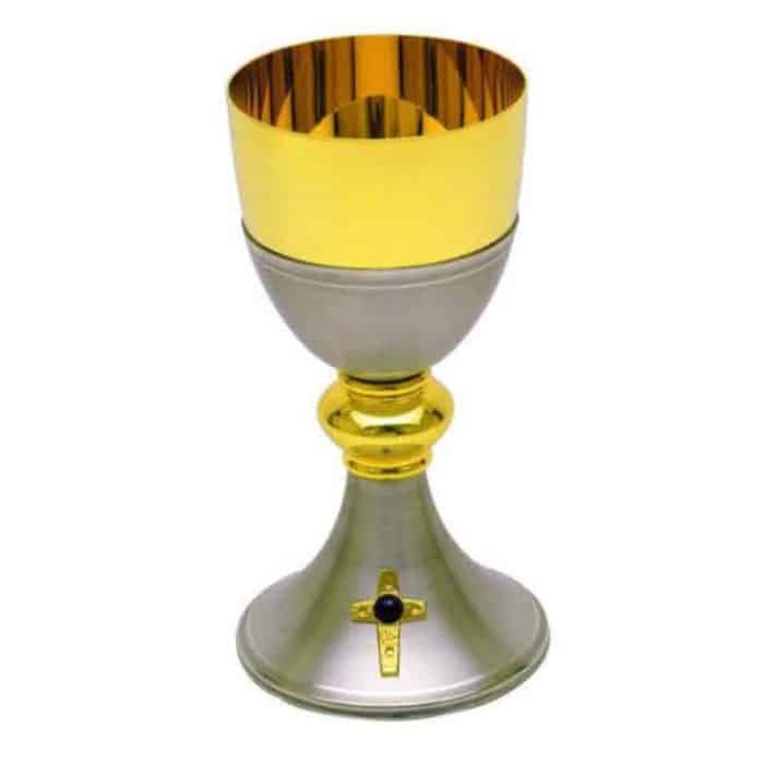 金属圣爵 - 杯直径8厘米，高17厘米 Catholic religious art