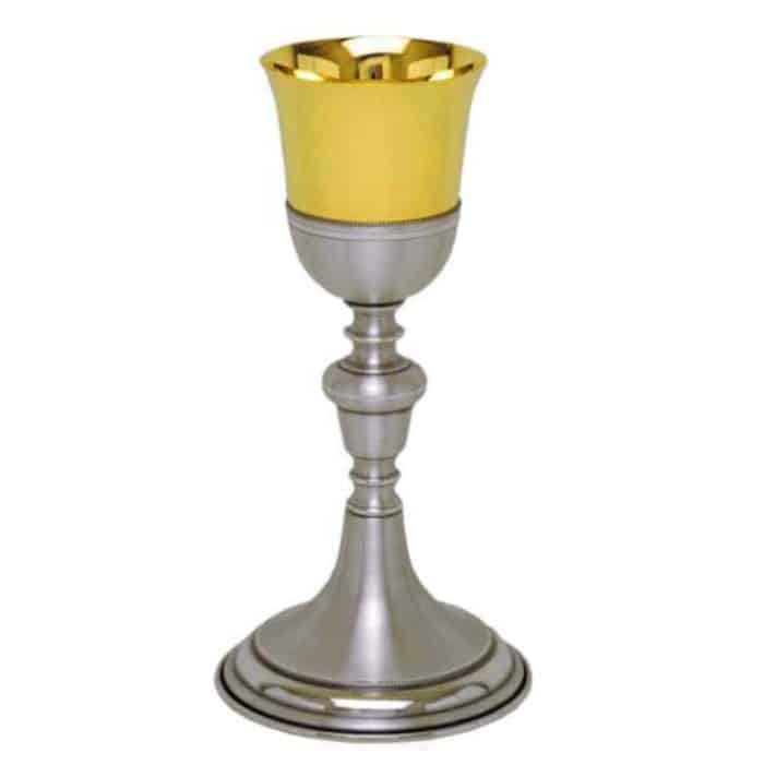 金属圣爵 - 杯直径8厘米，高23.5厘米 Catholic religious art