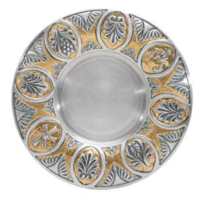 圣体盘 - 银925 - 直径18.5厘米 Catholic religious art