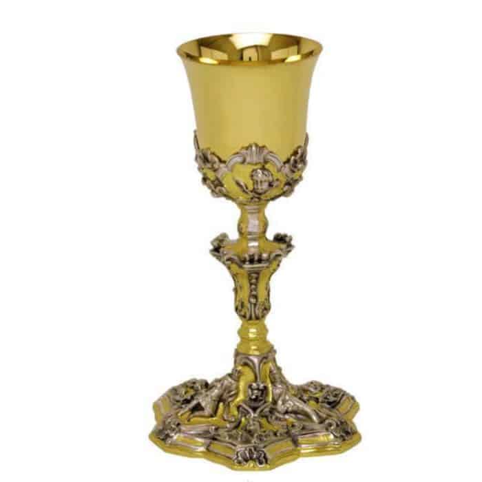 圣爵 - 银925 - 杯直径8厘米，高22.5厘米 Catholic religious art