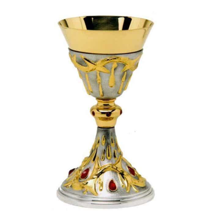 圣爵 - 银925 - 杯直径10.5厘米，高20厘米 Catholic religious art