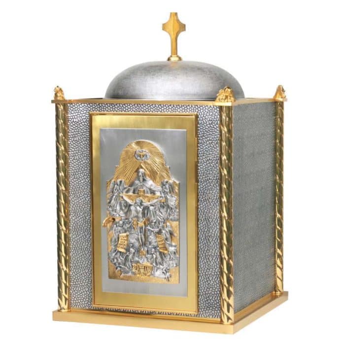 咖啡厅圣体龛 - 高83厘米，长51厘米，深51厘米 Catholic religious art