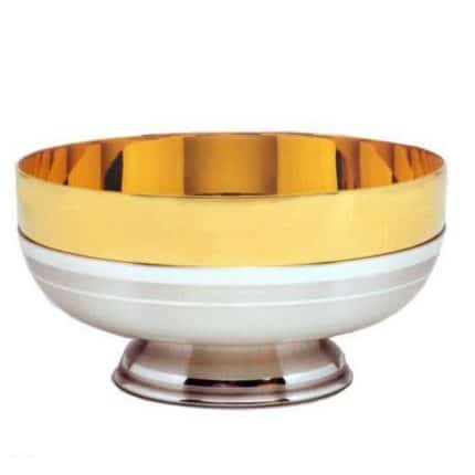 圣体盒 - 圣体盘 - 杯直径14厘米，高7厘米