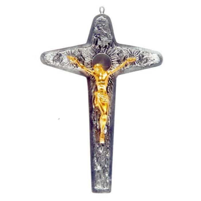 青铜墙上的十字架 Catholic religious art