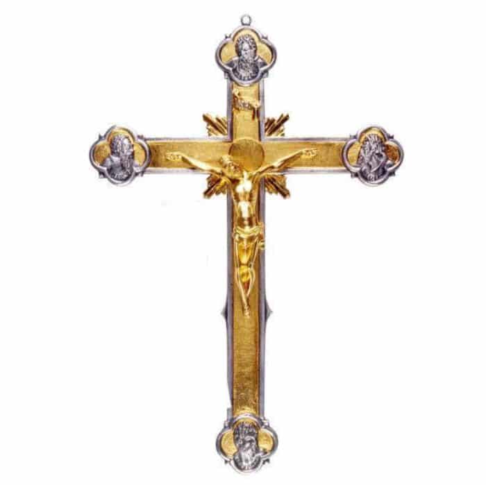 青铜墙上的十字架 Catholic religious art