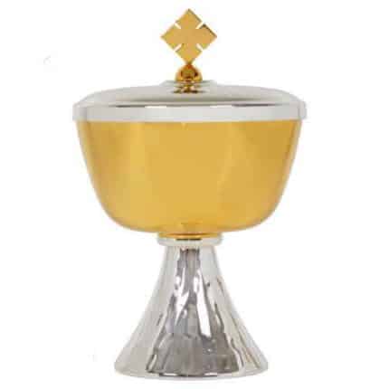 金属圣体盒 - 杯直径12 高19厘米