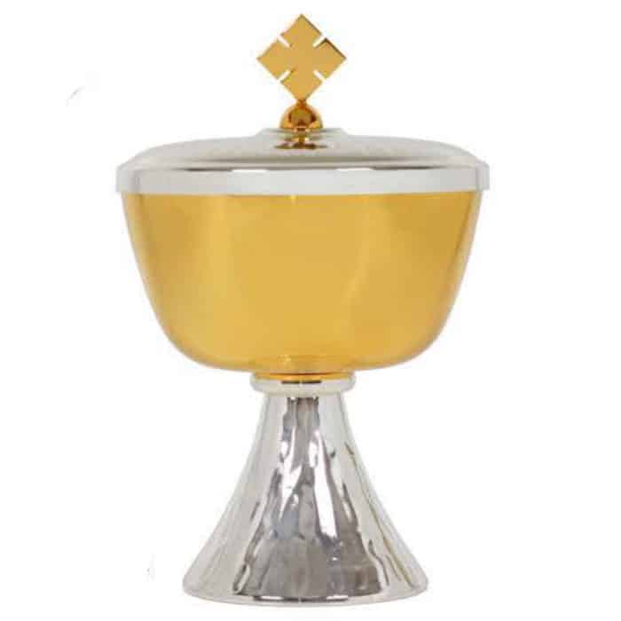 金属圣体盒 - 杯直径12 高19厘米 Catholic religious art