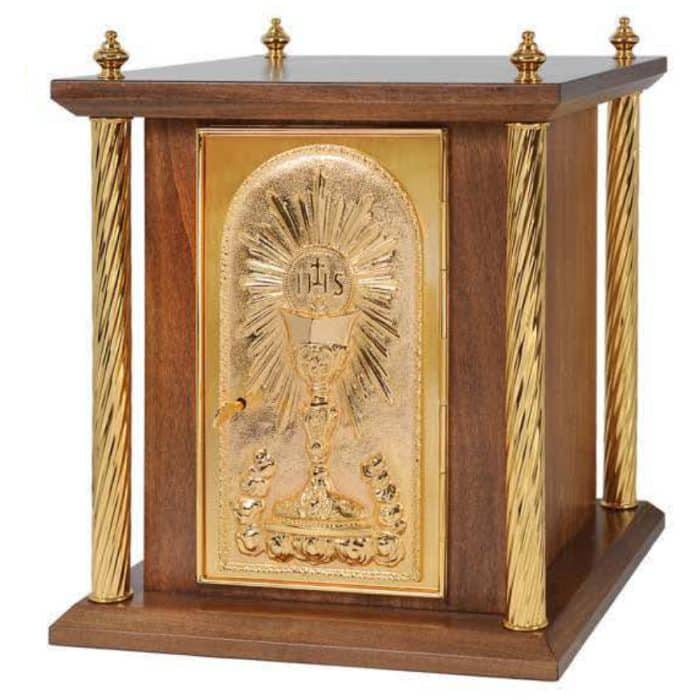 木制圣体龛，圣爵托设计 Catholic religious art