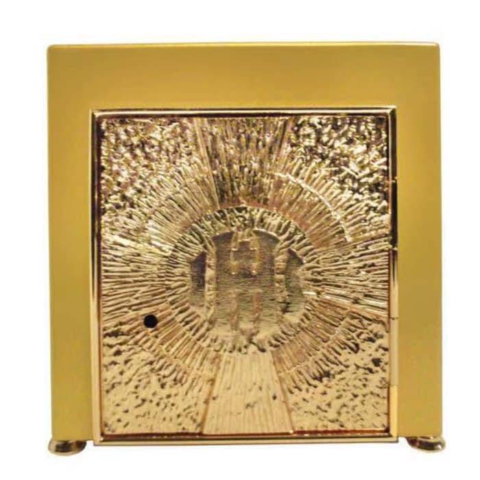 小型铁制圣体龛，IHS展示设计 Catholic religious art