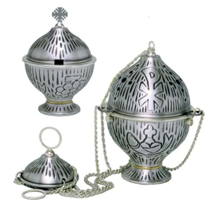 带香船的香炉 Catholic religious art