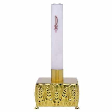 青铜烛台，高12厘米