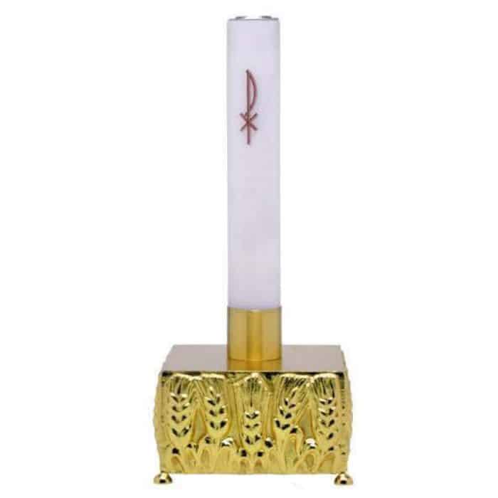 青铜烛台，高12厘米 Catholic religious art