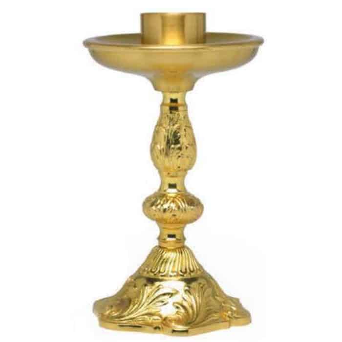 金属烛台，高20厘米 Catholic religious art