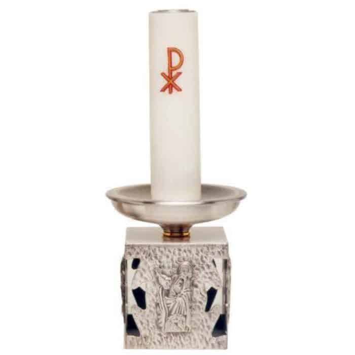 青铜烛台，高17厘米 Catholic religious art