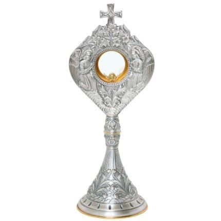 雕刻底座圣体光，高54厘米，直径21.5厘米