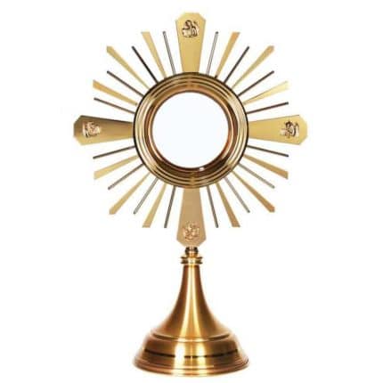 大型圣体光，高56厘米，宽36厘米，直径15厘米